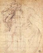 Adam and Eve at Work, Pontormo, Jacopo